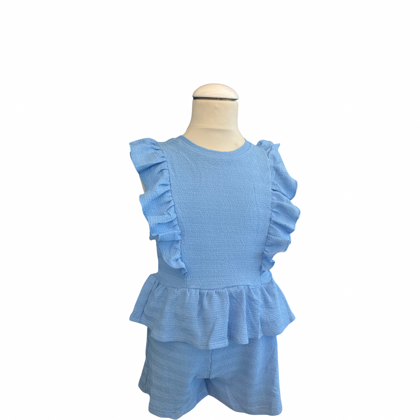 Ruffle Peplum Set