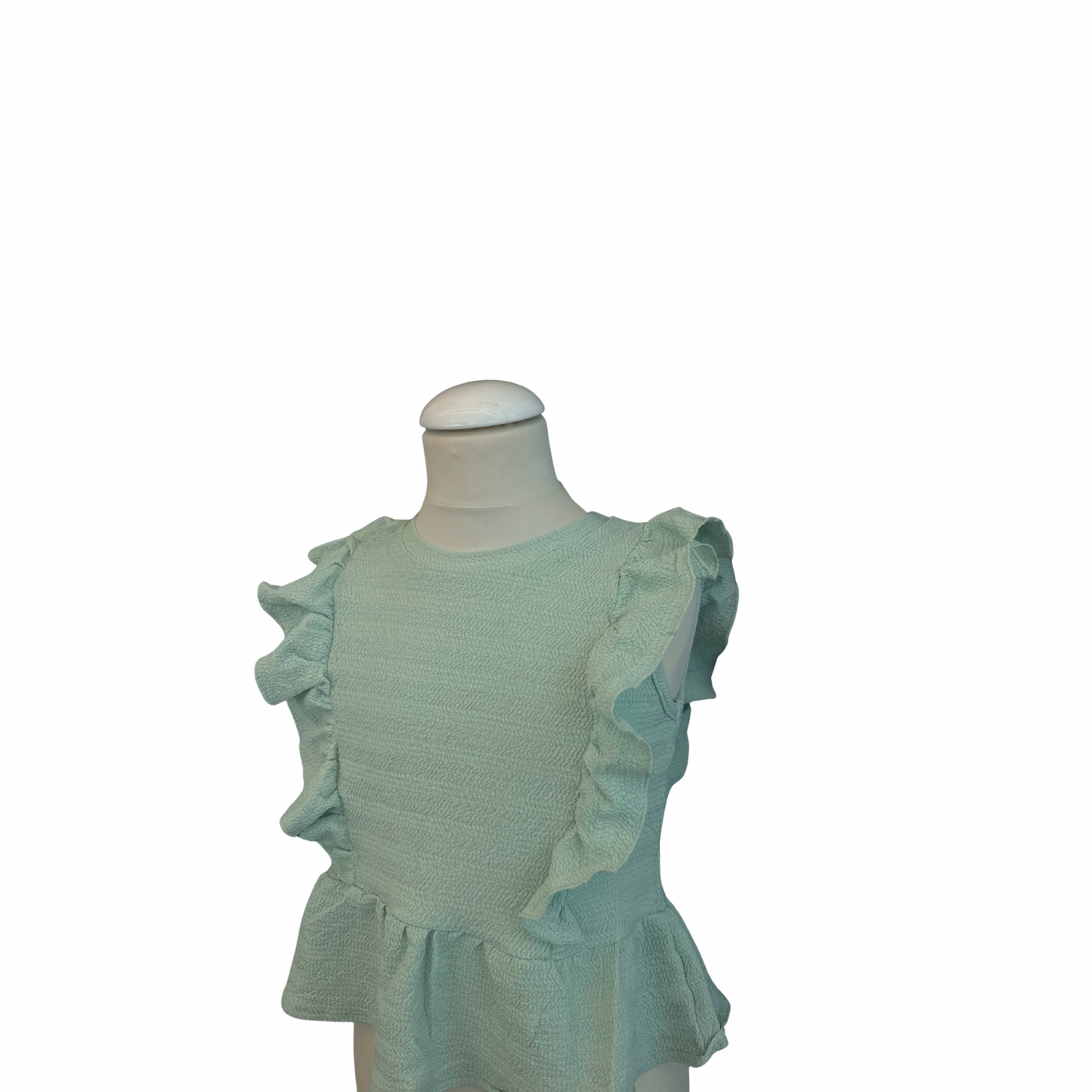 Ruffle Peplum Set