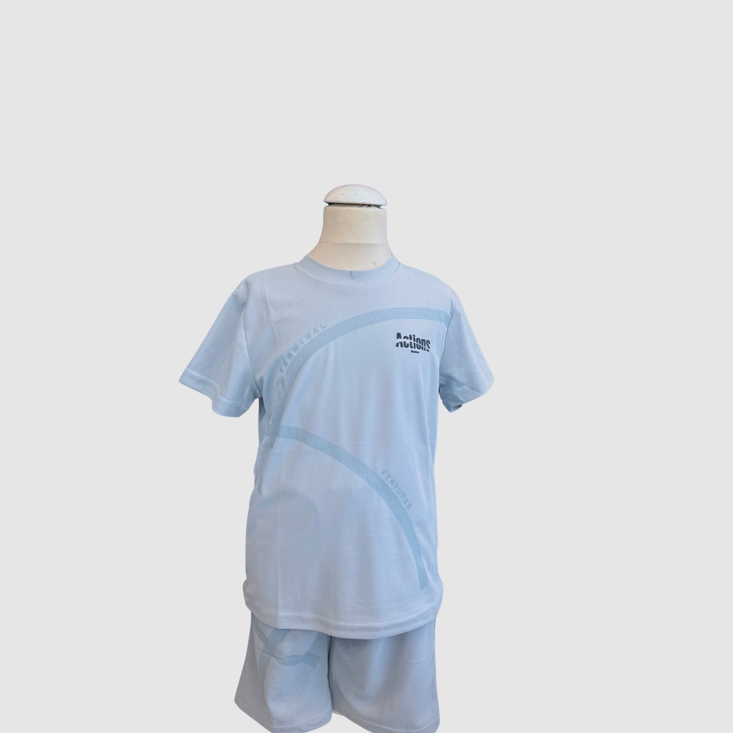 Boys' Sport Set – Available in White & Light Blue