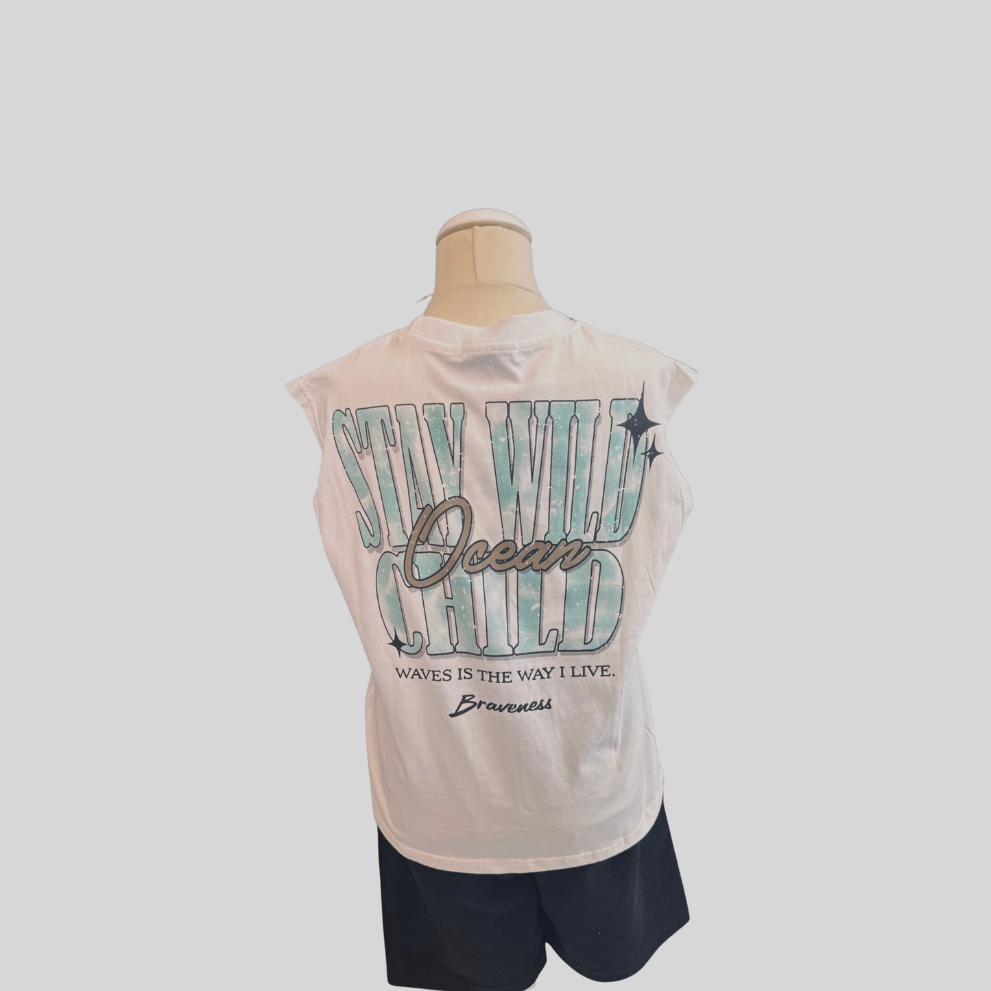 Stay Wild Ocean Child – Sleeveless Summer Set