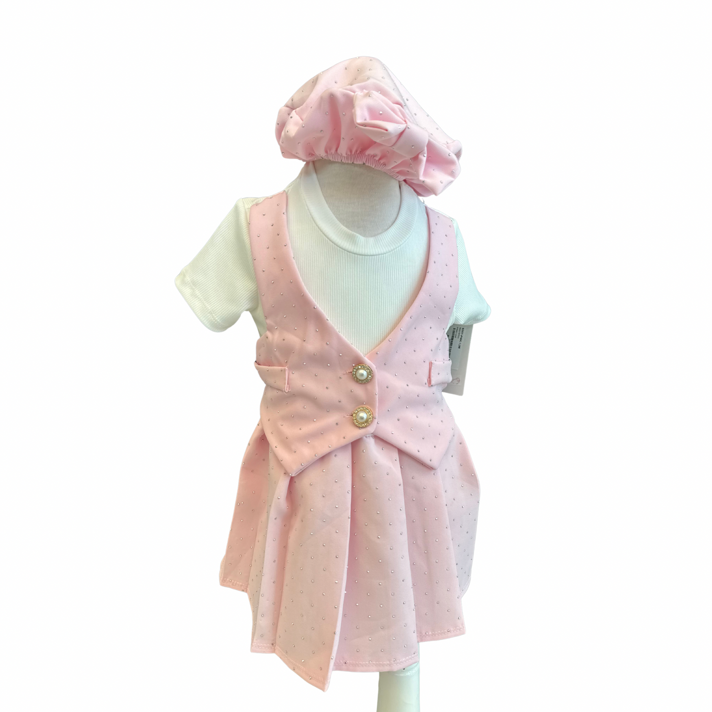 Elegant Dress with Hat