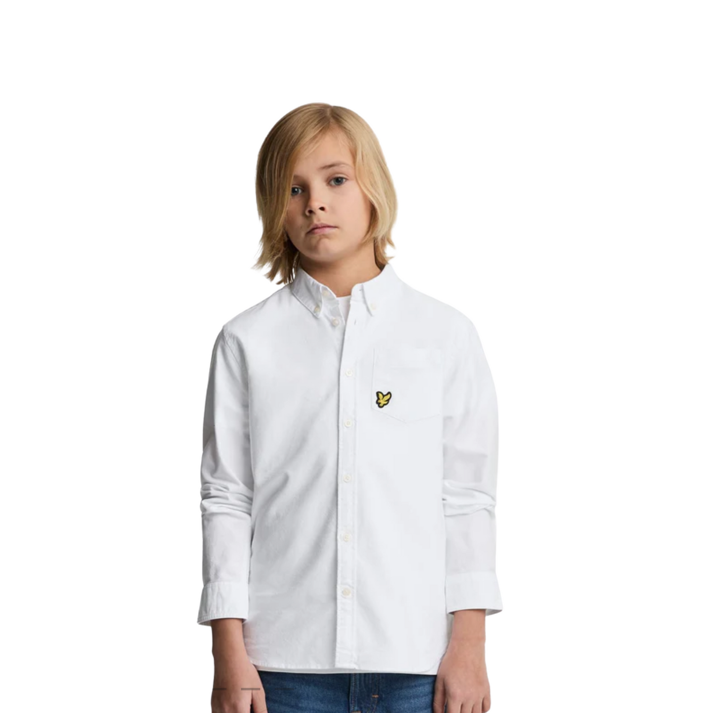Oxford Shirt with Embroidered Logo