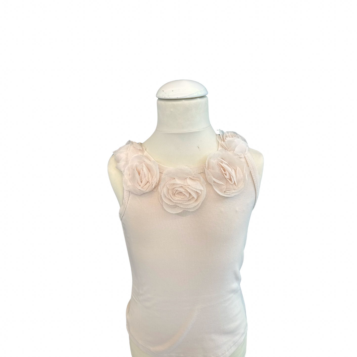 Girls' Tulle Ruffle Top