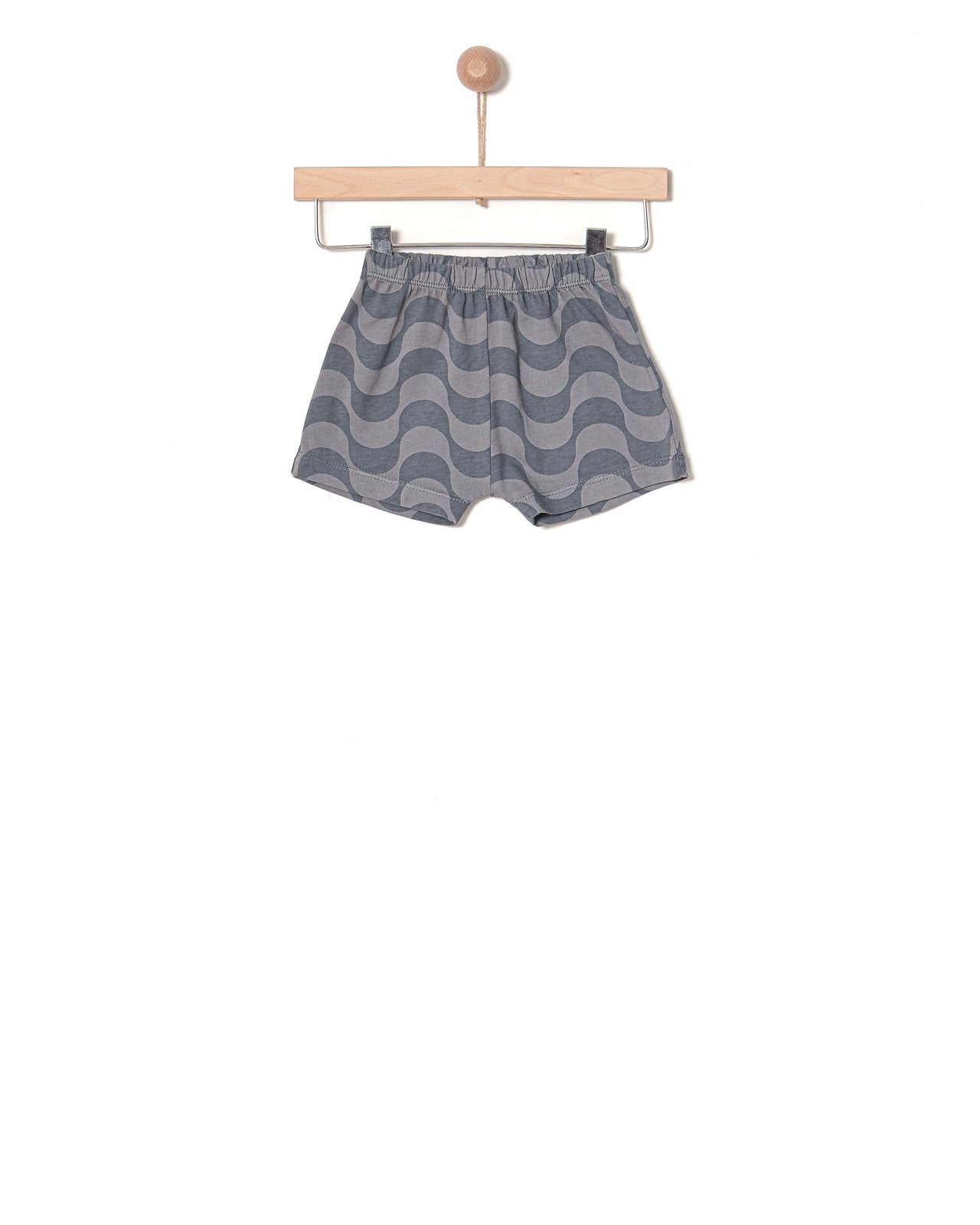 SHORTS ORGANIC LICORICE WAVES ALLOVER