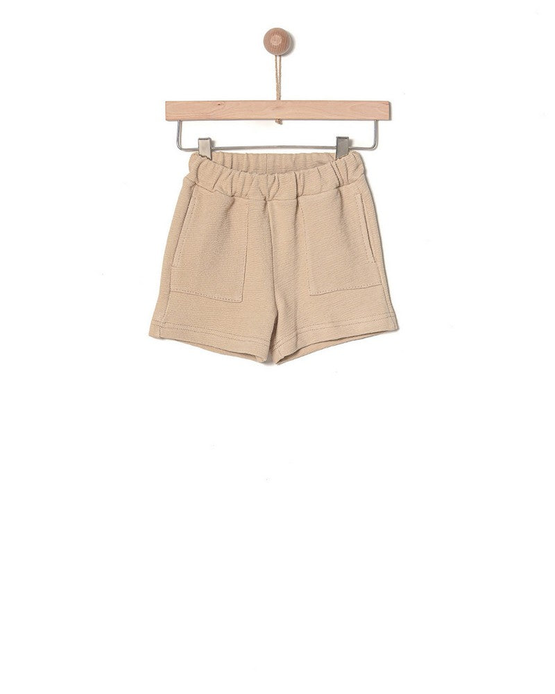 SHORTS JERSEY JACQUARD CHAMBRAY BLUE