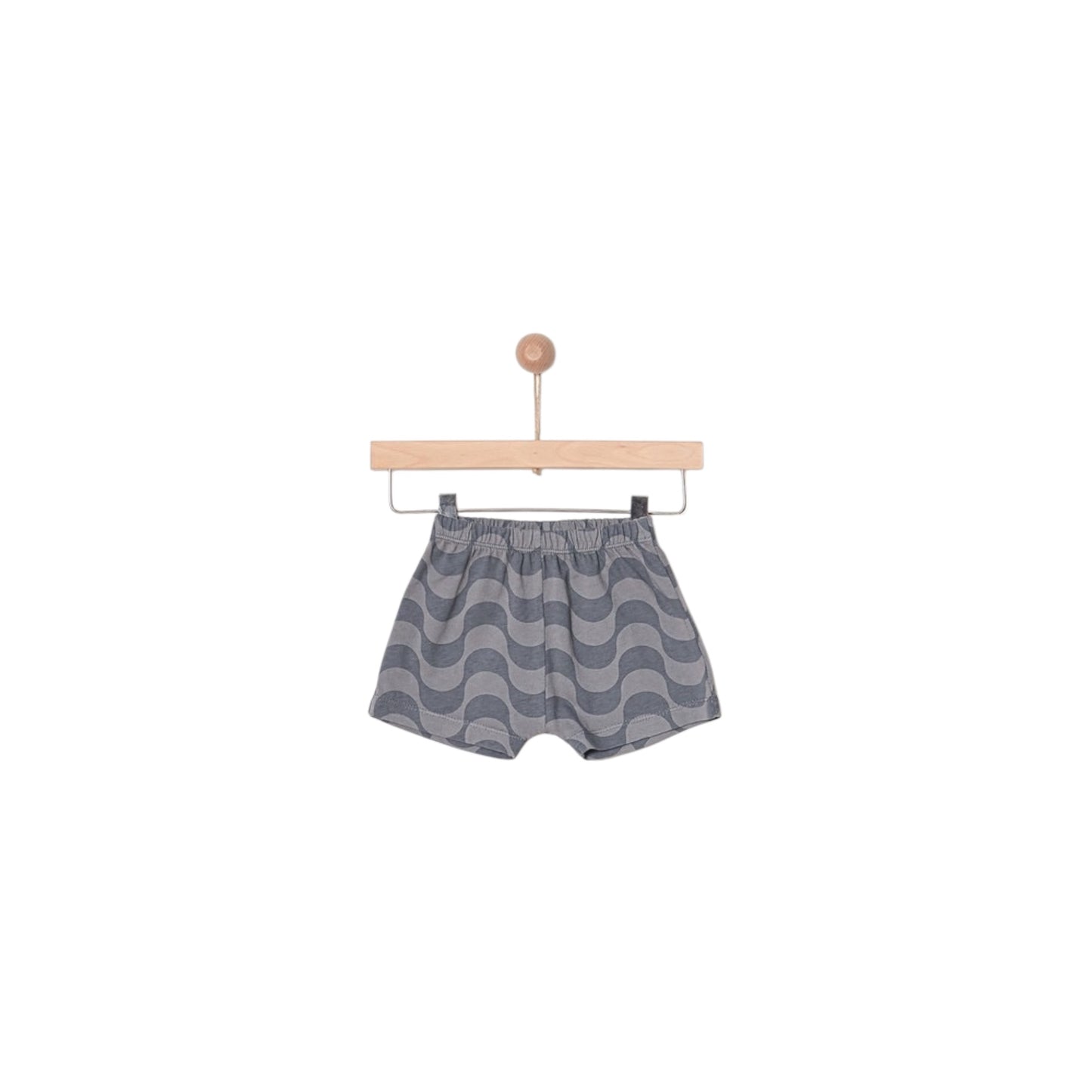 SHORTS ORGANIC LICORICE WAVES ALLOVER