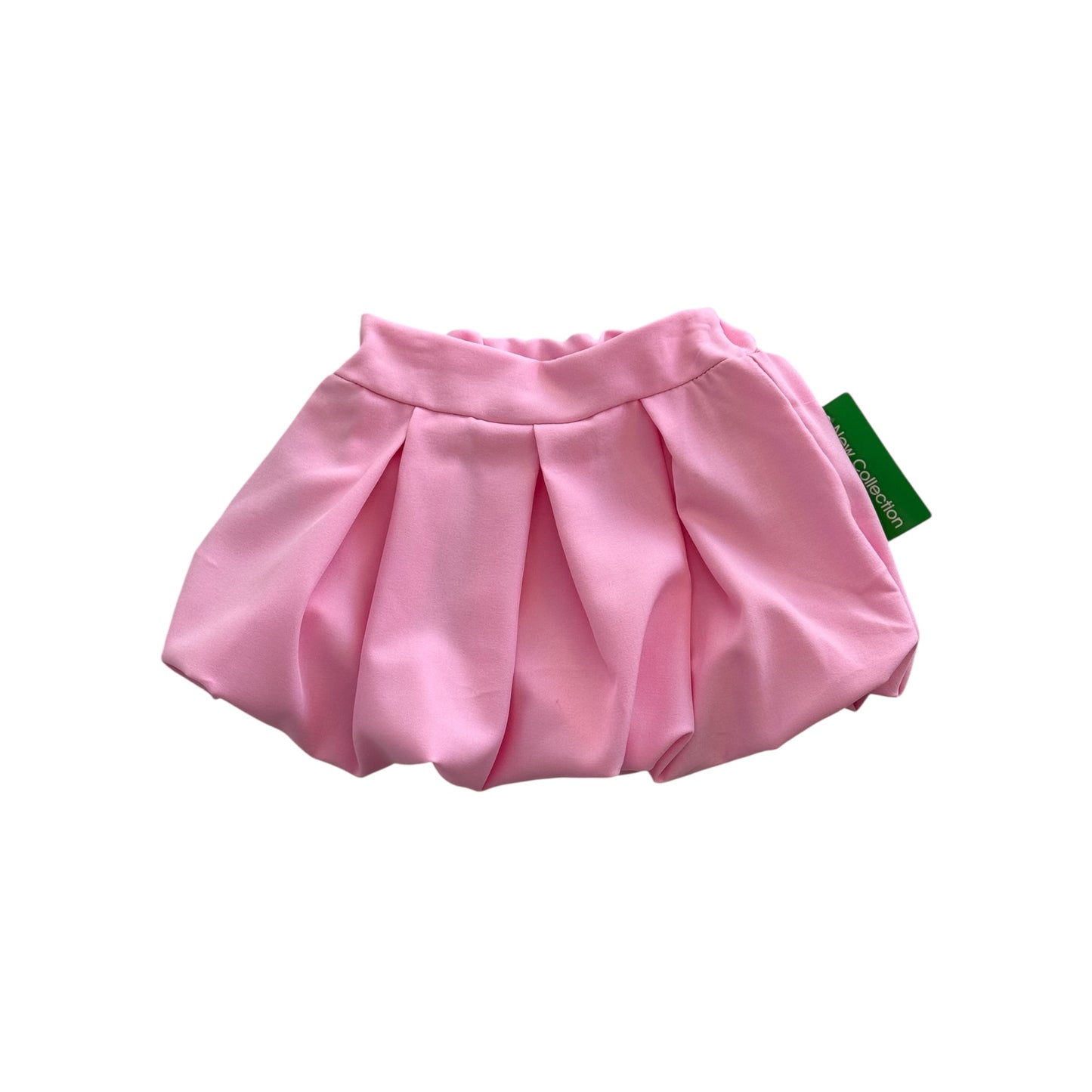 Puffy Pleated Skirt for Girls – Pink, Beige & Black