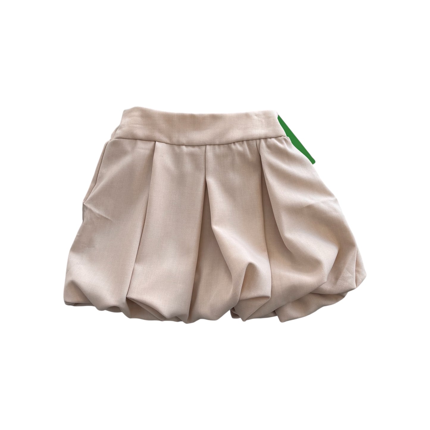 Puffy Pleated Skirt for Girls – Pink, Beige & Black