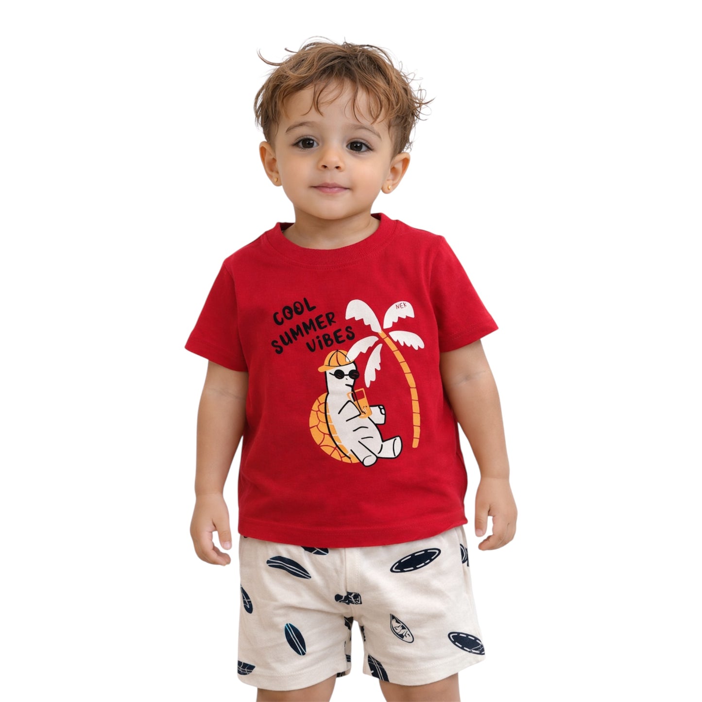 Cool Summer Vibes T-Shirt & Shorts Set