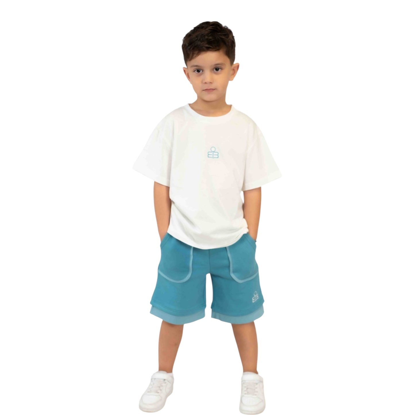 Boy Logo T-Shirt & Shorts Set