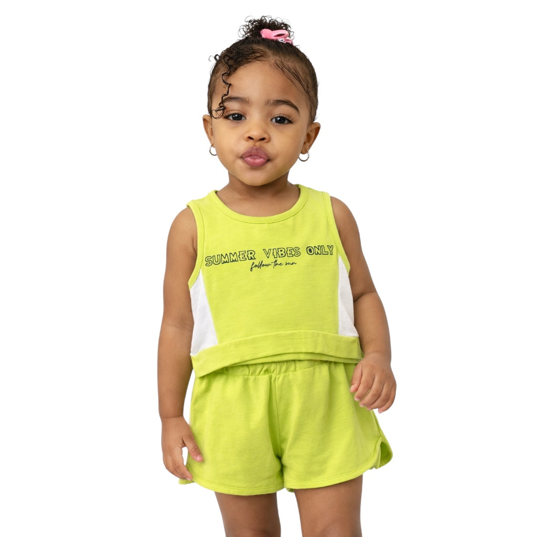 Girl Summer Top & Shorts Set