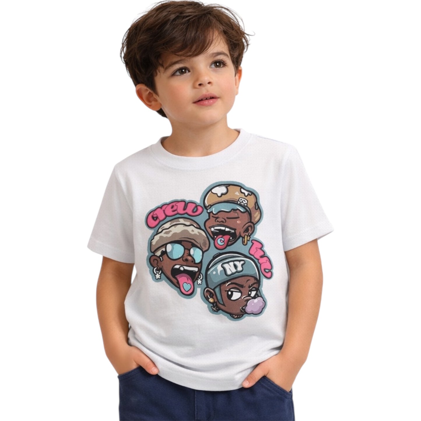 Αγόρι T-Shirt με Cartoon Print