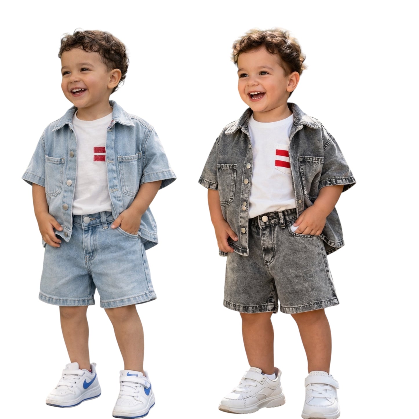 Boys Denim Summer Set (3PCS)
