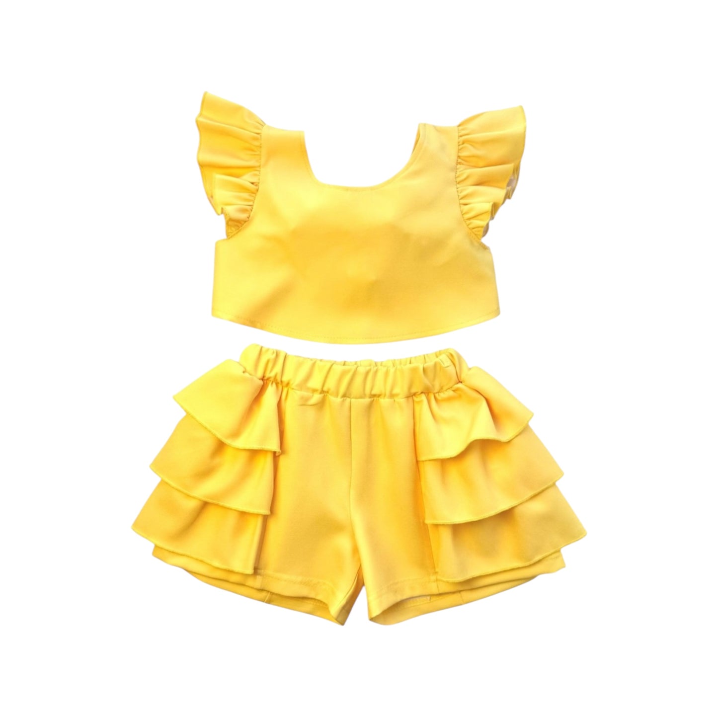 Girl Ruffle Top &Shorts Set