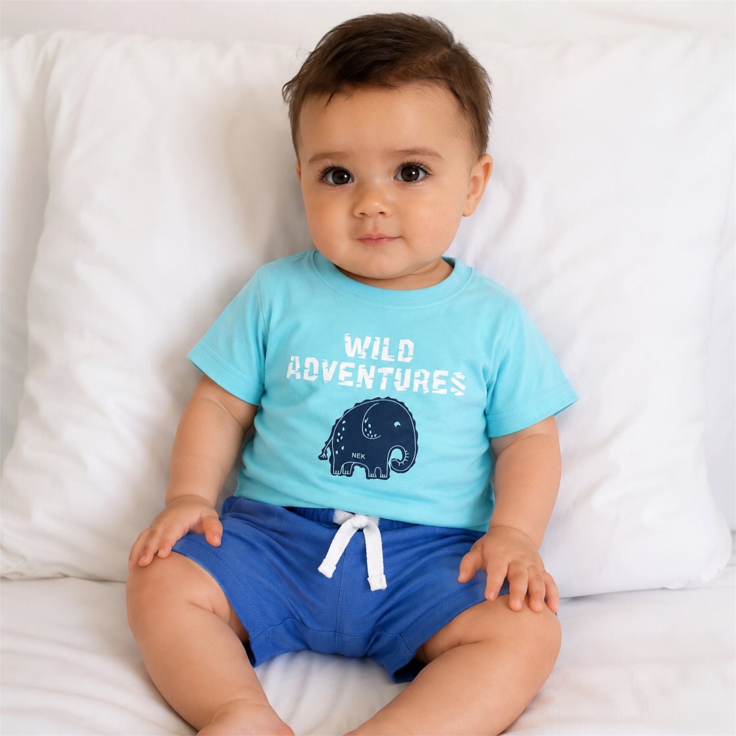 Baby Boy Wild Adventures T-Shirt & Bermuda Set