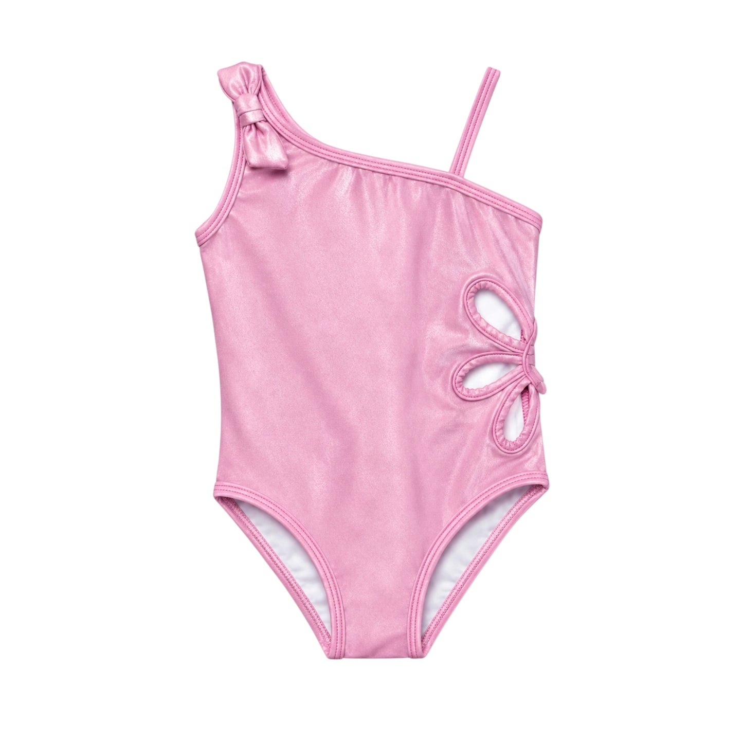 Shimmer Cut-Out Swimsuit