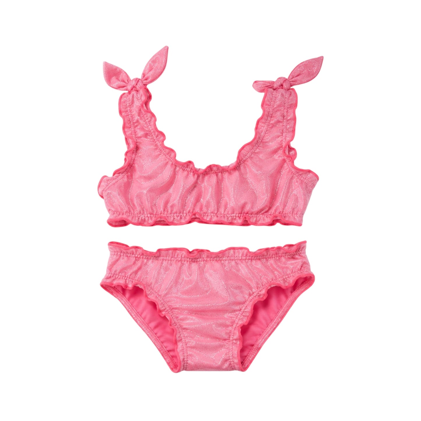 Shimmer Ruffle Bikini Set