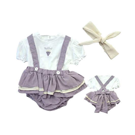 Grape Hello Baby Set