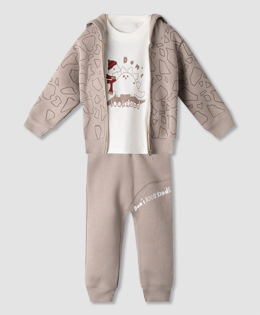 Παιδικό Σετ με Ζακέτα, Μπλούζα και Παντελόνι “Don’t Look Back”