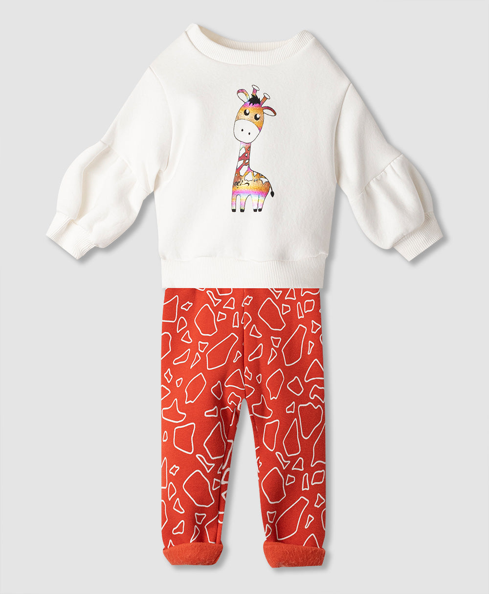 Σετ Φόρμας με σχέδιο καμηλοπάρδαλης