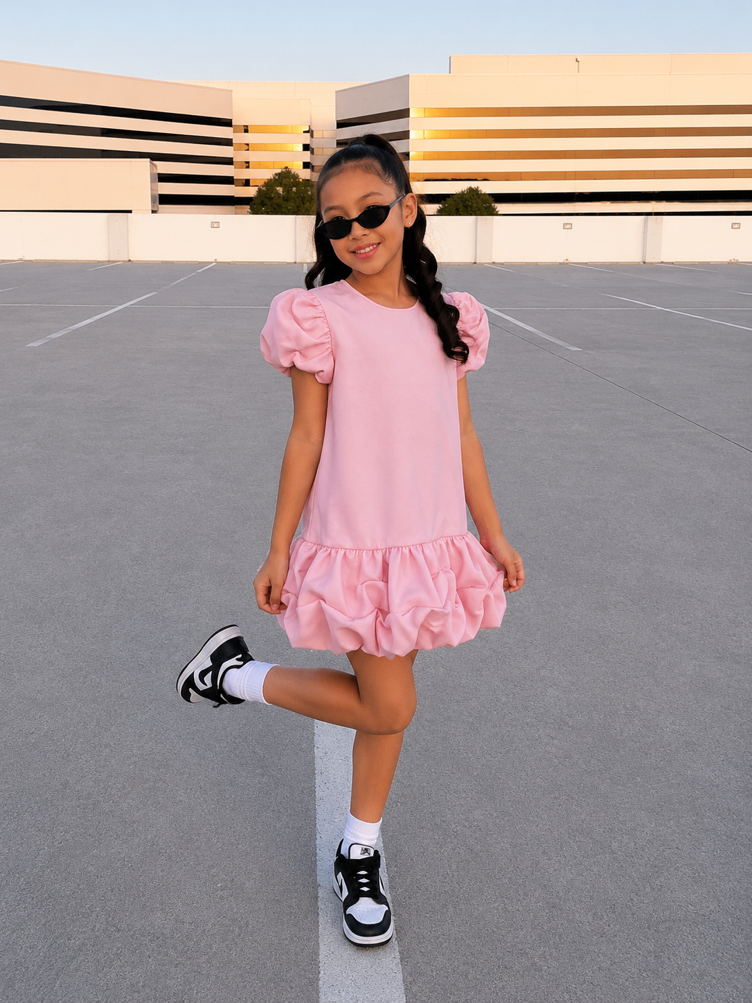 Baby Girl Puff Sleeve Dress