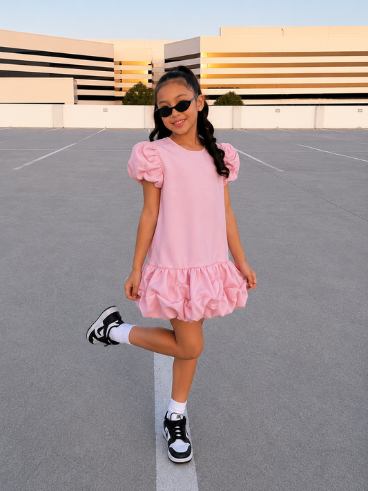 Baby Girl Puff Sleeve Dress