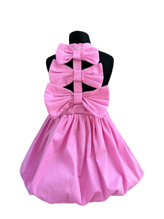 Back Bow Bubble Dress