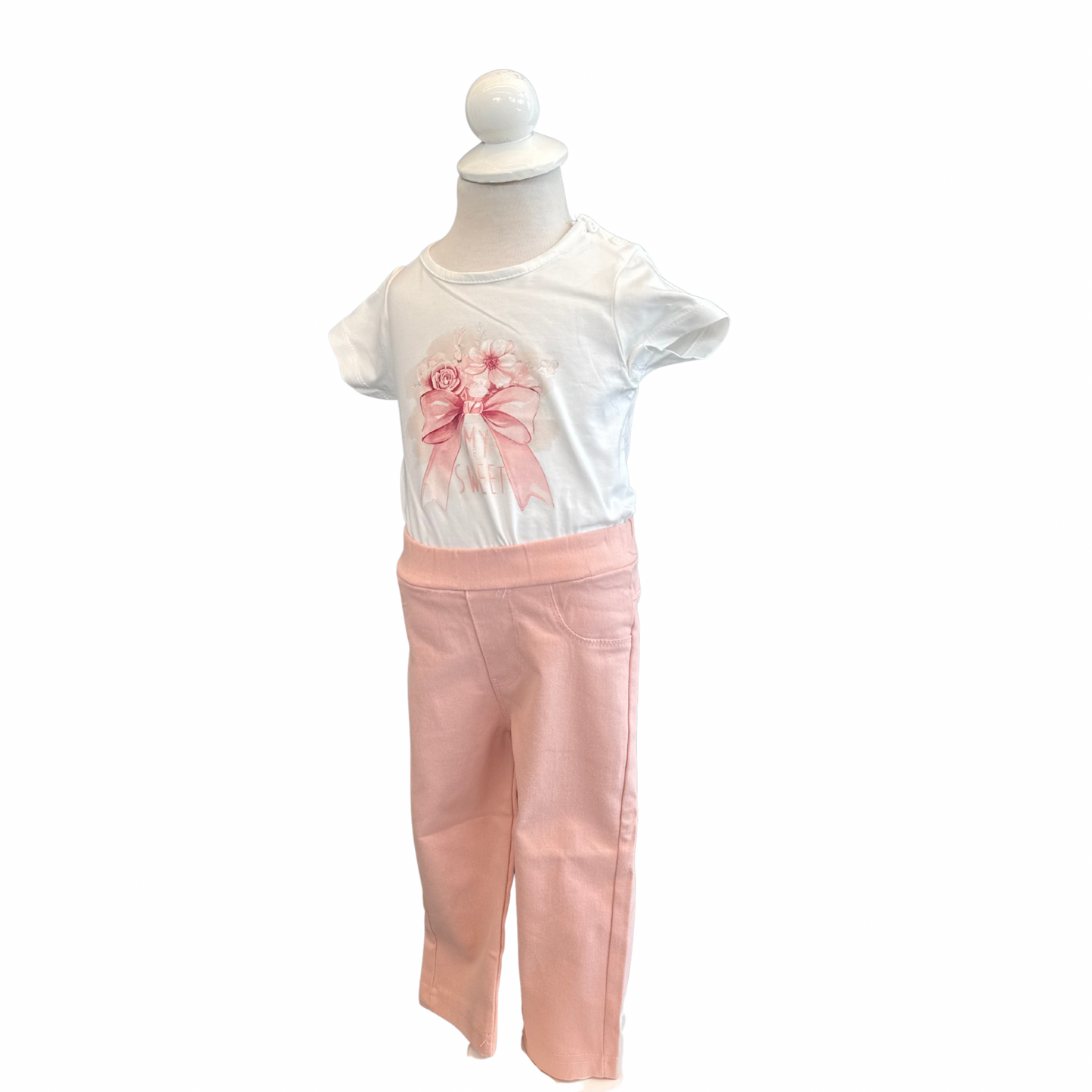 3-Piece Sweet Bow Set with Jacket