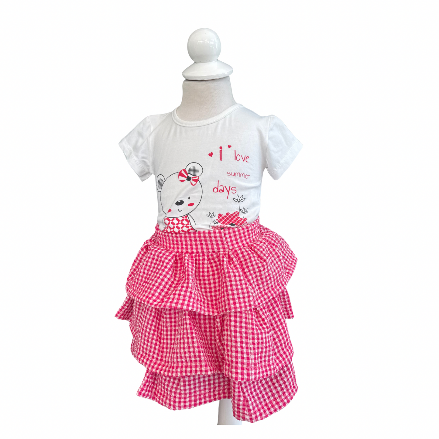 Summer T-Shirt & Skirt Set