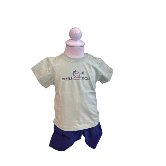 Soccer Player T-shirt & Shorts Set