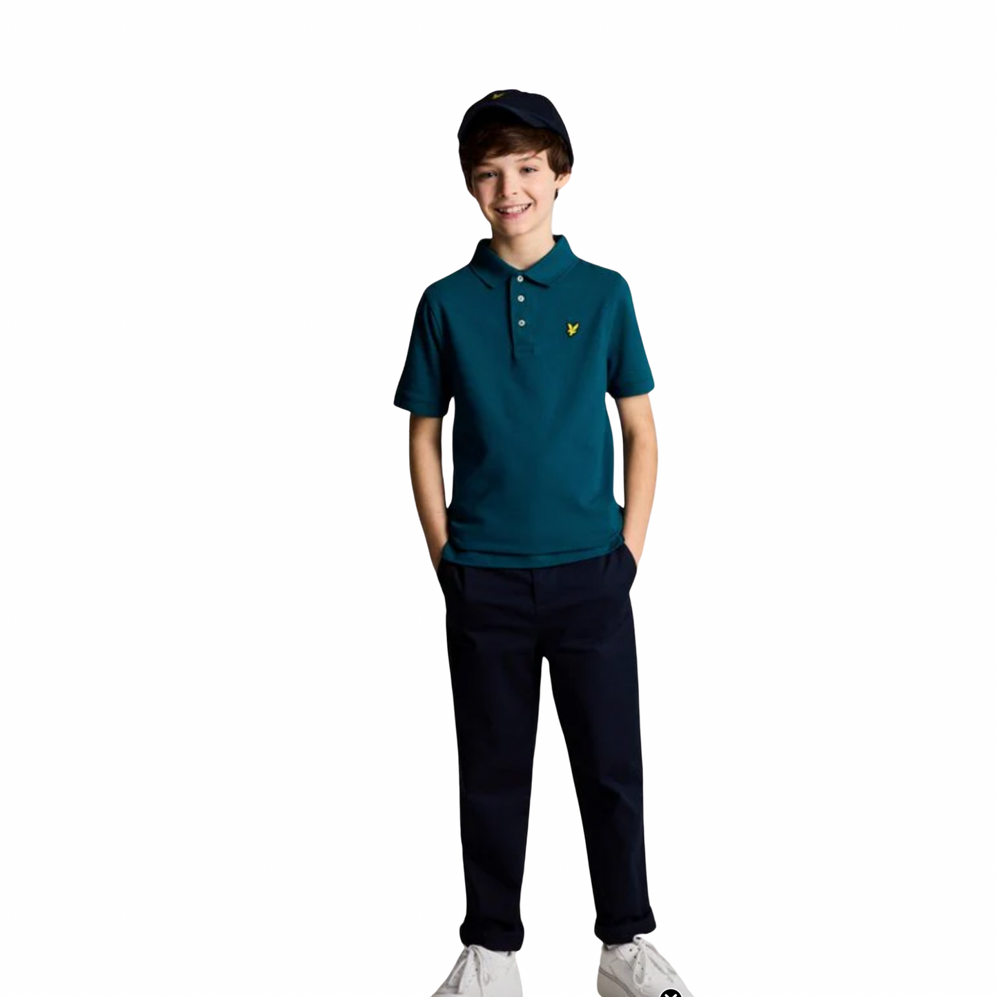 Lyle & Scott Kids' Polo Shirt with Embroidered Logo