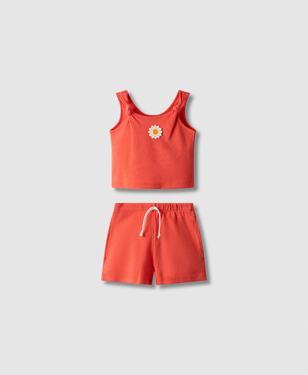 Girls Summer Top & Shorts Set