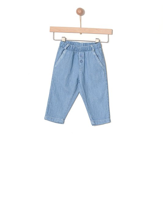 PANTS DENIM BLEACHED