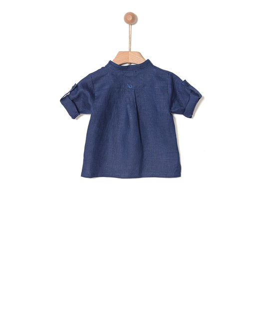 LINEN TUNIC BLUE