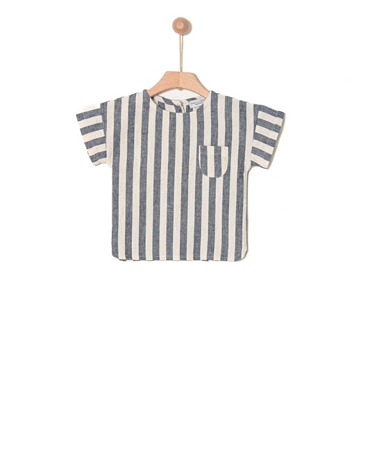 BLOUSE IN LINEN COTTON