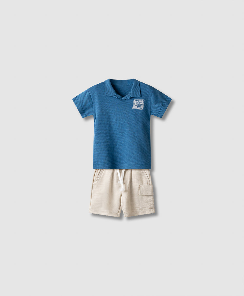 Boys Polo T-Shirt &Shorts Set