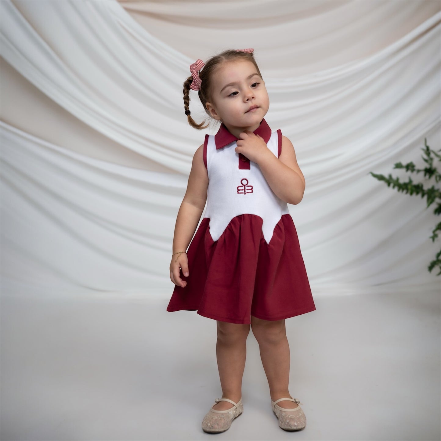 Minimo Girls Collar Dress