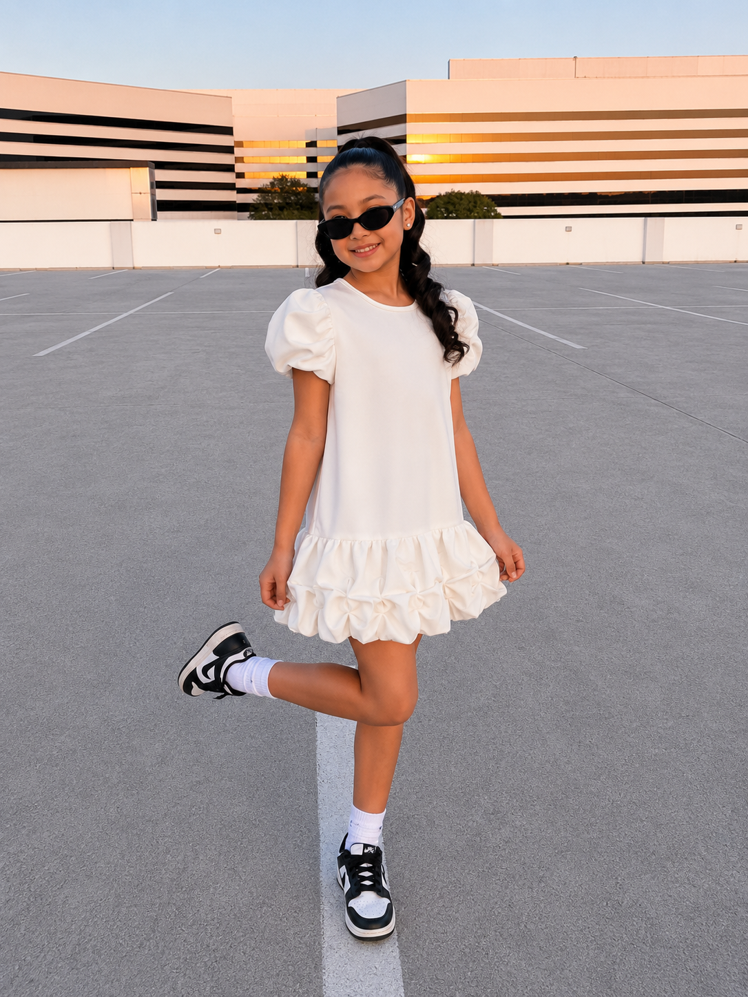 Baby Girl Puff Sleeve Dress