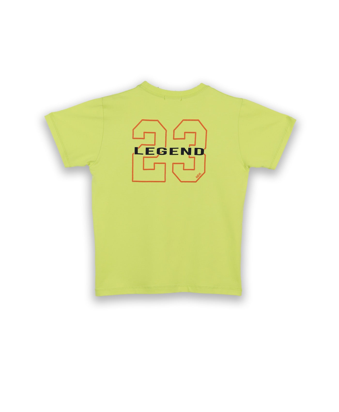 Basketball Legend Set – Lime T-Shirt & Navy Shorts