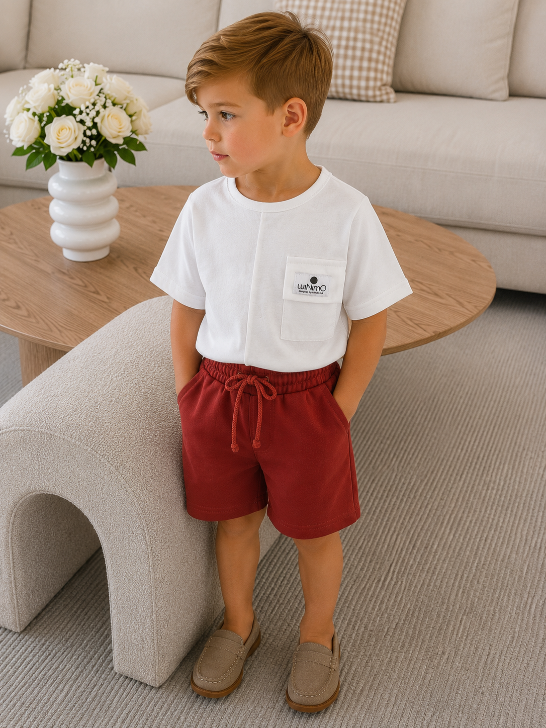 Boy Basic T-Shirt & Shorts Set