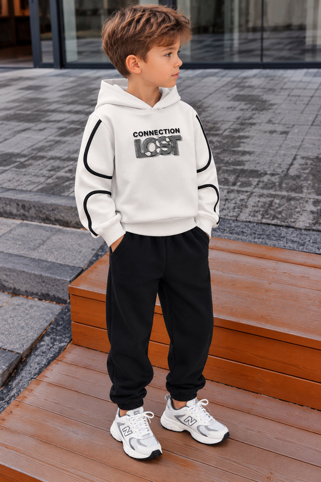 Παιδικό Σετ Φόρμας με Hoodie και Παντελόνι