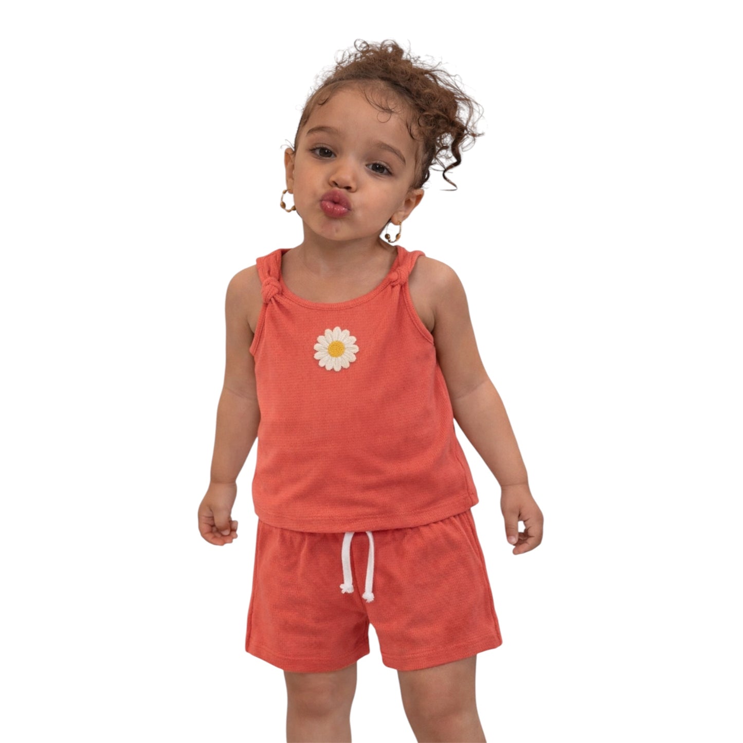 Girls Summer Top & Shorts Set