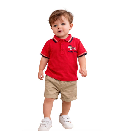 Βρεφικό Σετ Polo & Σορτσάκι