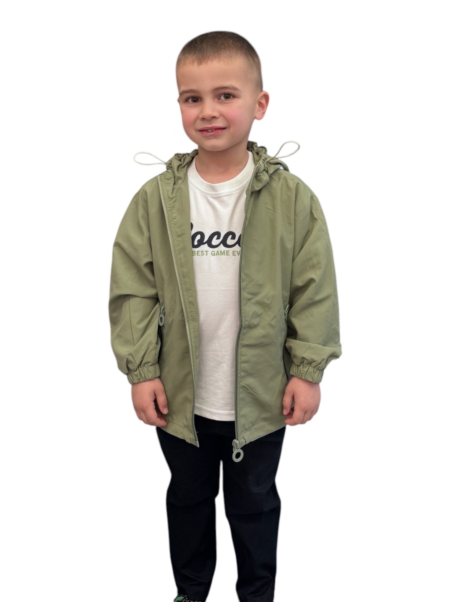 Boys' Lightweight Windbreaker Jacket – Stylish & Practical