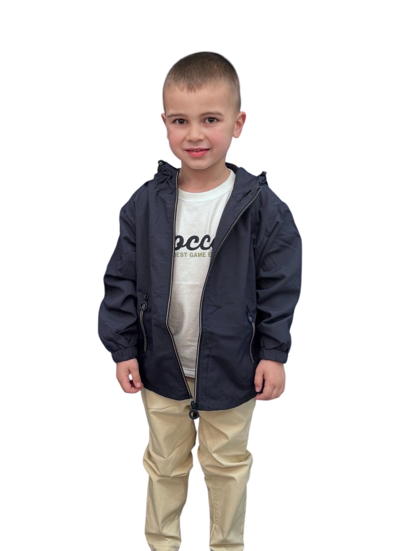 Boys' Lightweight Windbreaker Jacket – Stylish & Practical