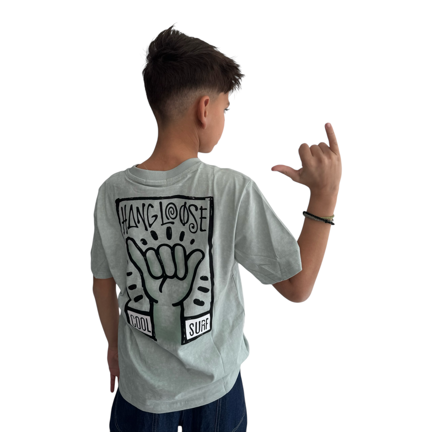 oys' "Hang Loose" Surf Graphic T-Shirt (2 Colors)