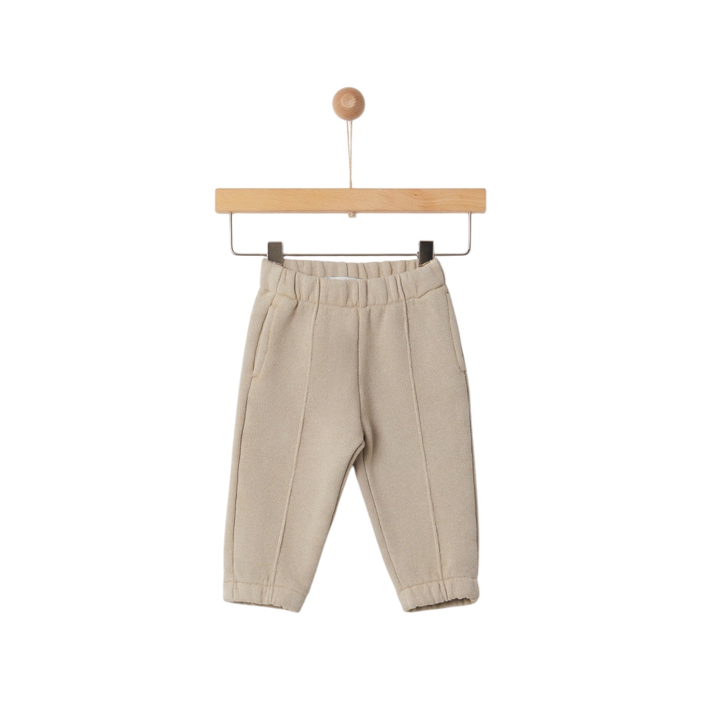 ORGANIC COTTON DYED SWEATPANTS WARM SAND