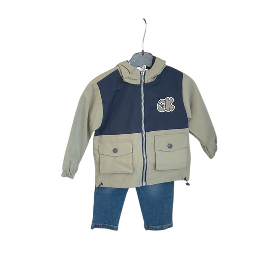 Kids' 3-Piece Set – Jacket, T-Shirt & Jeans