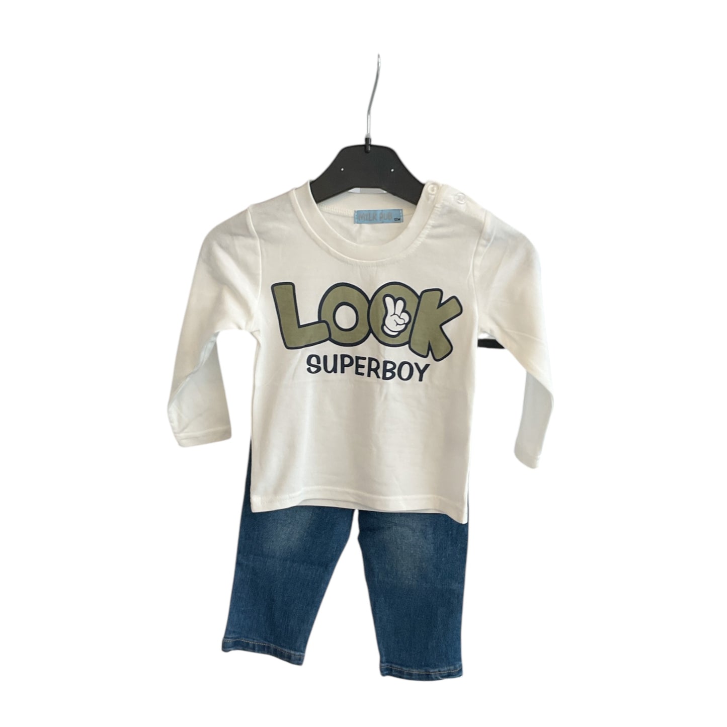 Kids' 3-Piece Set – Jacket, T-Shirt & Jeans