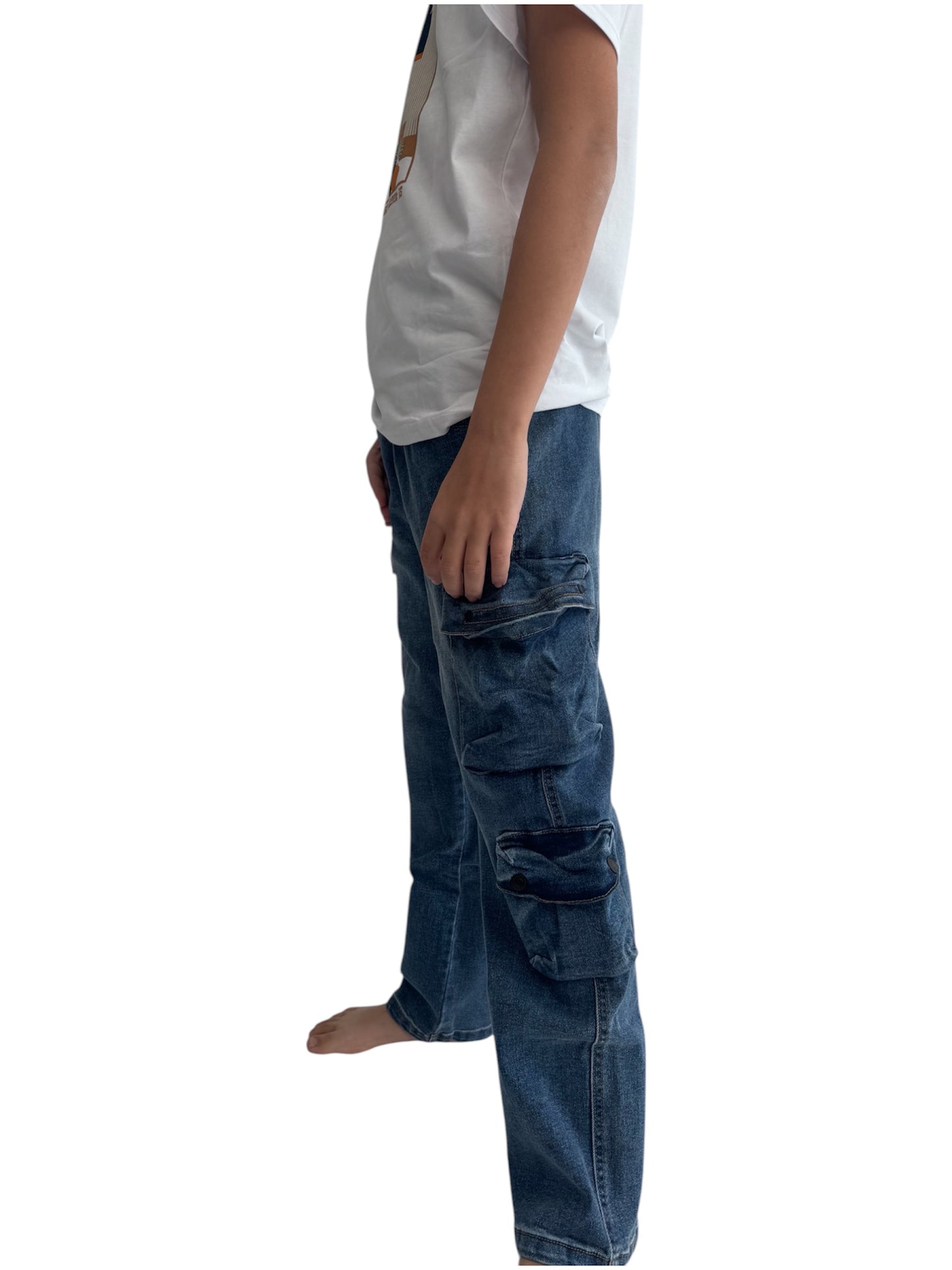 Kids' Cargo Jeans – Comfort & Style